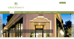 Desktop Screenshot of greenhausspa.com